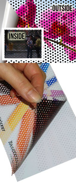 Perforated Window Printing